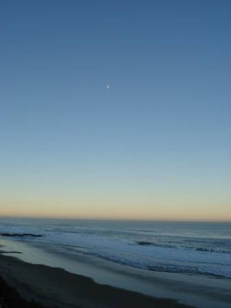 Oregon Coast Moon